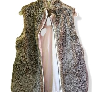 Gap Faux Fur Reversible Vest